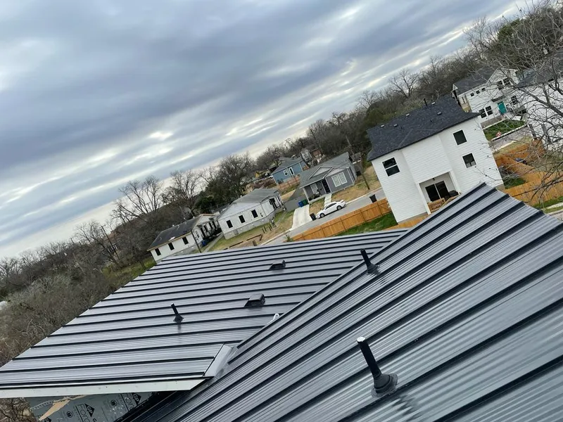 Standing seam metal roof panels with vents for Skylight Repair in Ottumwa